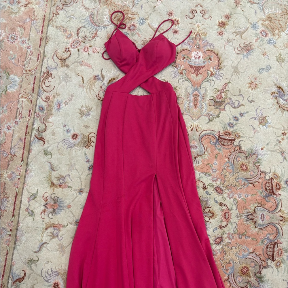 Elegant Custom Pink Gown